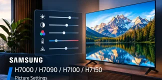 Samsung H7000, H7090, H7100, H7150 Picture Settings