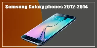 Samsung Galaxy phones 2012-2014