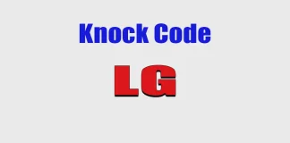 Knock code on phones LG, what is it explained