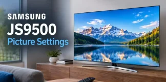 Samsung JS9500 picture settings