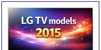 LG TV models from 2015