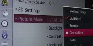 Picture Mode on TV and monitor, explained