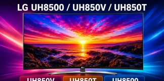 Recommended picture settings for LG UH8500, UH850V and UH850T TVs