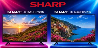 The difference between the KS and ES series of Sharp TVs