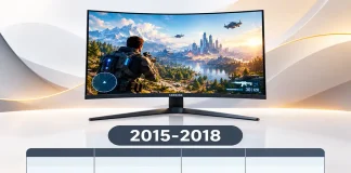 Samsung monitor comparison chart, line-up 2015-2017