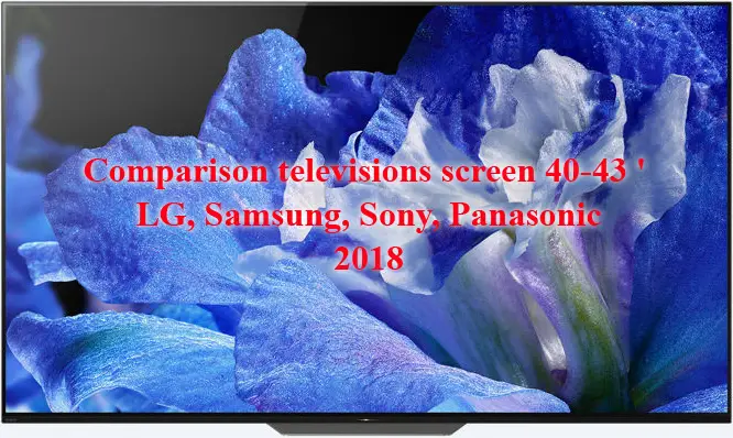 skylle elev Isse Compare TVs 40-43 inches LG vs Samsung vs Sony vs Panasonic 2018 | en.tab-tv .com