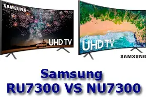 Tv Samsung Ru7300 2019 Vs Nu7300 2018 Tab Tv