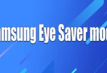 Samsung Eye Saver mode on monitors and TVs