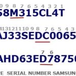 serial number samsung data code