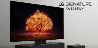 TV LG SIGNATURE OLED65WXPUA overview technical specifications