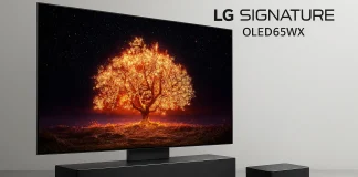 TV LG SIGNATURE OLED65WXPUA overview technical specifications
