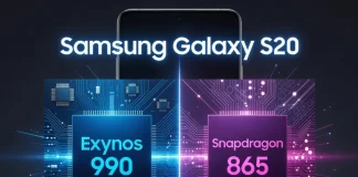 Samsung Galaxy S20, S20+ and S20 Ultra Processor Exynos 990 or Snapdragon 865