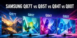 Samsung Q87T vs Q85T vs Q84T vs Q80T, What Is the Difference