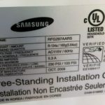 date-of-manufacture-on-a-Samsung-fridge-sticker