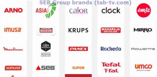 Who owns brands Rowenta, Moulinex, Krups, Kaiser, Tefal, SEB