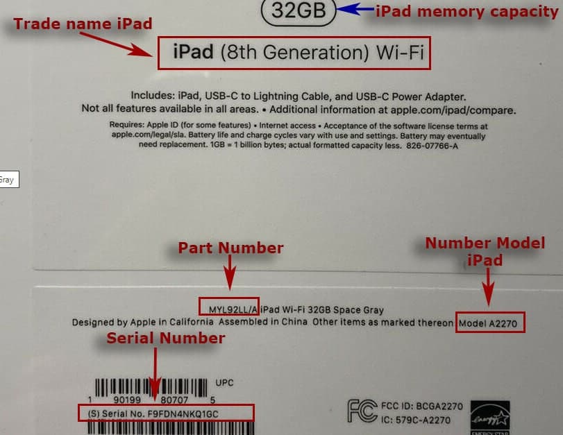 fcc id serial number