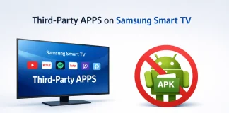 Third-party APPS on Samsung Smart TV
