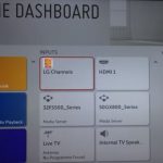 no cursor on LG TV