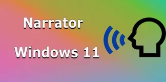 How to turn off or on Narrator on Windows 11
