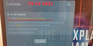 How to enable or disable subtitles on LG TV 2021-2022
