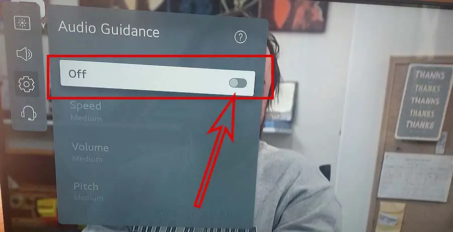 Как отключить голосовое сопровождение на lg