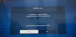 How to properly update the software of Samsung TVs