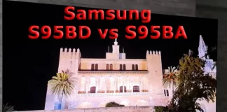 Samsung S95BDFXZA vs S95BAFXZA explanation of the differences