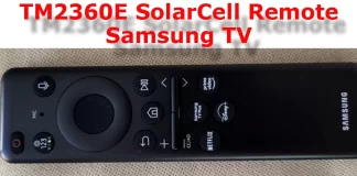 TM2360E Samsung 2023 TV remote control