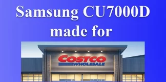 TV Samsung 2023, CU7000D vs CU7000 vs CU7000B difference