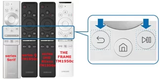 Samsung Smart remote TM1950c, TM1950a for TV 2019