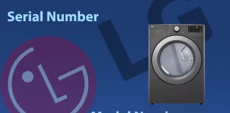 LG dryer model number and serial number decoder