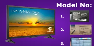 Insignia TV Model Number 2012-2024 explained