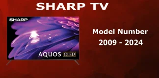 Sharp TV models number 2009-2024 decode, explained
