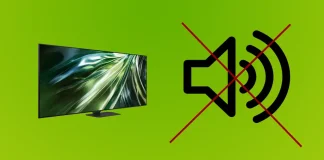 Samsung TV has no sound, how to fix