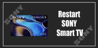 How to restart Sony Smart TV