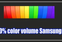 The meaning of ‘100% colour volume’ in Samsung QLED TVs