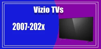 Evolution of the Vizio TVs 2007-2024