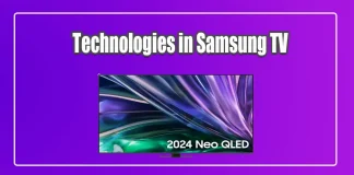 Technologies in Samsung TV, brief description