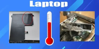 Laptop overheats, explanation of the cause by example