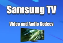 Codec support on Samsung TVs
