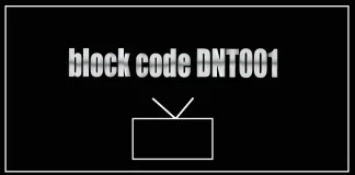 Samsung TV block code DNT001, explained