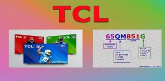 TCL TV Model Number, 2015-2025, Meaning and Decoding