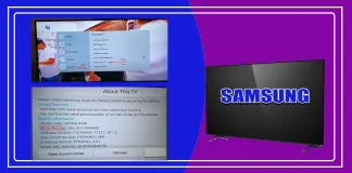 How to find the model number and serial number of your Samsung TV