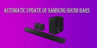 How to disable automatic update of Samsung sound bars