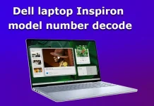 Dell laptop Inspiron model number decode  2010-2025 explained
