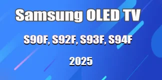 Difference between Samsung OLED S90F, S92F, S93F, and S94F models