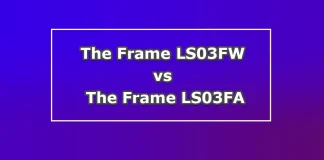 Samsung The Frame Pro LS03FW vs The Frame LS03FA