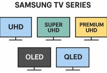 Samsung UHD, Super UHD, Premium UHD, OLED, QLED TV series