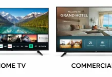 Commercial, hotel, and home televisions: explaining the differences