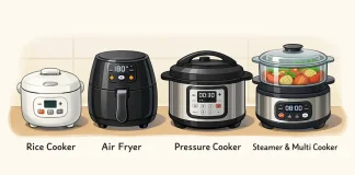 How kitchen cookers work, Rice, Air Fryer, Pressure, Steamer & Multi Cooker